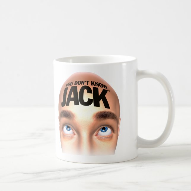 USTED NO SABE la taza de JACK (Derecha)
