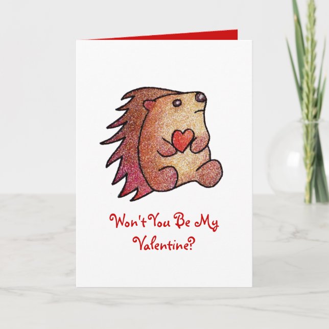 ¿Usted no será mi tarjeta del día de San Valentín? (Anverso)