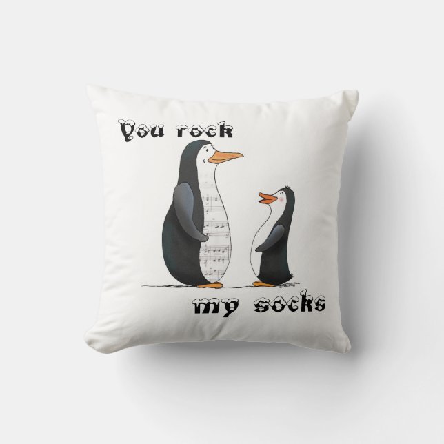 Usted oscila mi almohada del pingüino de los (Anverso)