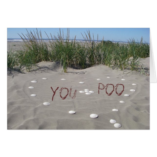 Usted + Poo = <3 (Anverso (Horizontal))