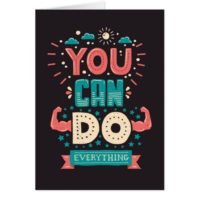 Usted puede hacer todo colorido (Frente)