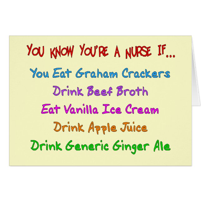 Usted sabe que usted es enfermera SI… (Anverso (Horizontal))