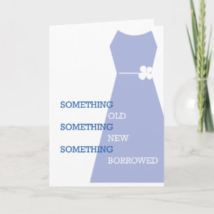 ¿Usted será mi algo azul? Invitación de boda