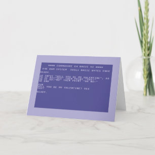 Usted será mi comodoro 64 de la tarjeta del día de