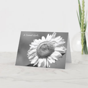 ¿Usted será mi florista? Tarjeta -- Girasol