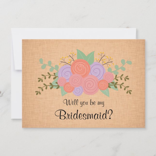 Usted será mi invitación floral de la guirnalda de (Anverso)