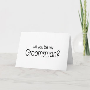 ¿Usted será mi padrino de boda? tarjetas de nota