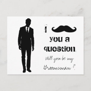 Usted será mi postal del padrino de boda
