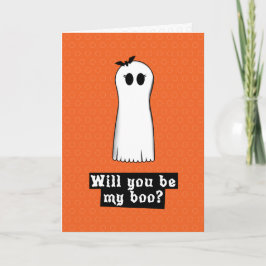 Usted será mi tarjeta de Halloween del abucheo