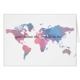 Usted significa el mundo a mí