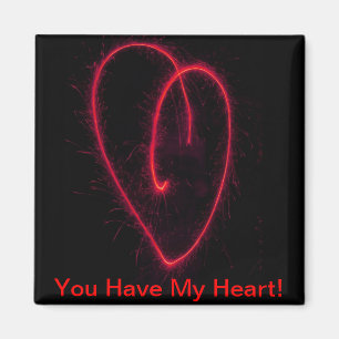 Usted tiene mi corazón, imán