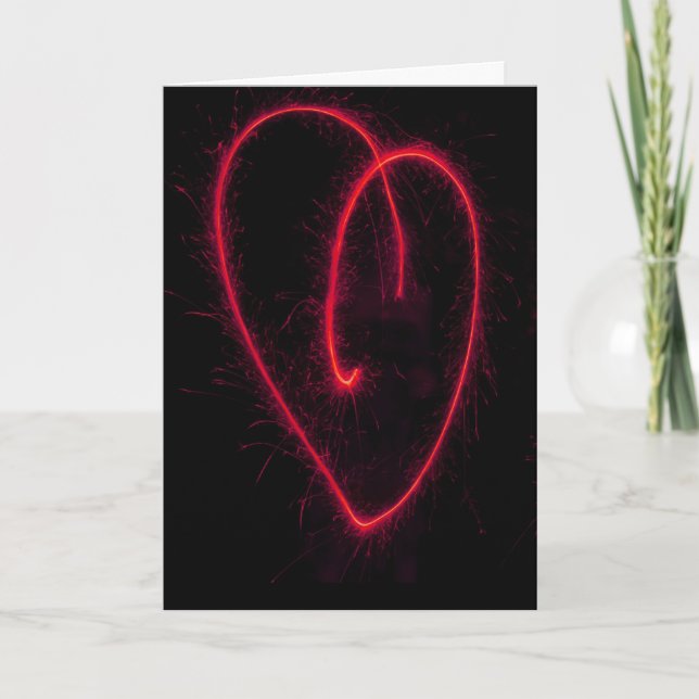 Usted tiene mi tarjeta de felicitación del corazón (Anverso)