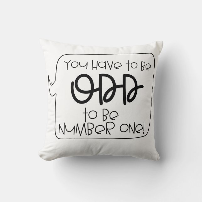 USTED TIENE QUE SER IMPAR SER ALMOHADA DEL (Anverso)