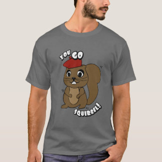Usted va la camiseta de los hombres de la ardilla