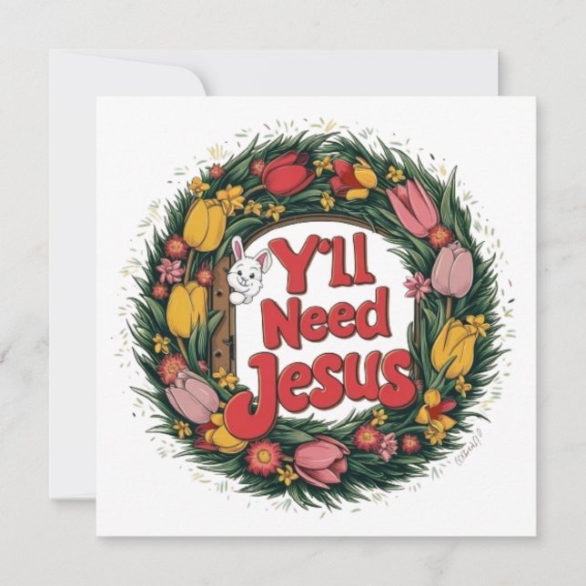 Ustedes necesitan a Jesús (Anverso)