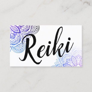 Usui Reiki Practicante/Instructor Tarjeta de Negoc