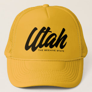 Utah el sombrero camionero amarillo de la colmena