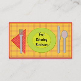 Utensilios de ajuste de placemat para tarjetas de