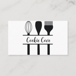 utensilios de cocina panadería en casa tarjetas de