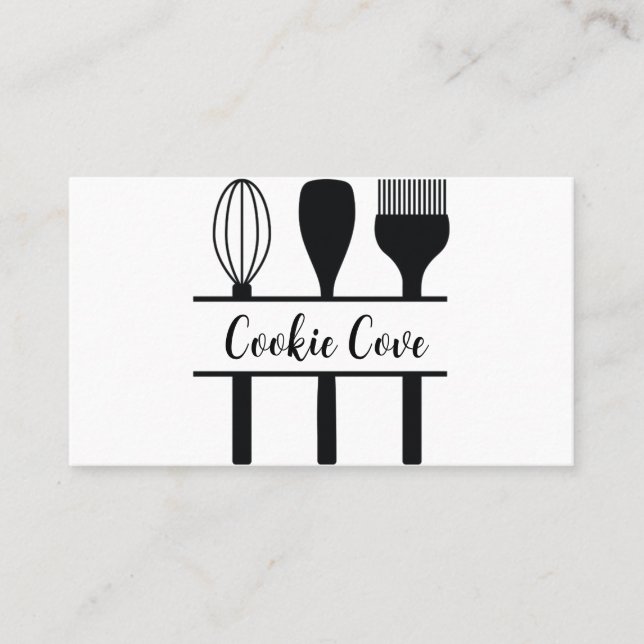 utensilios de cocina panadería en casa tarjetas de (Anverso)