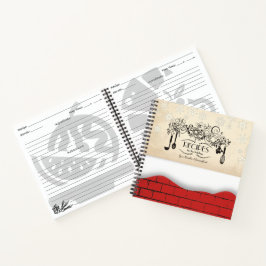 Utensils Navidades de ladrillo cuaderno de recetas