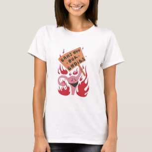 Uterus enojado prohíbe nuestras camisetas de nuest