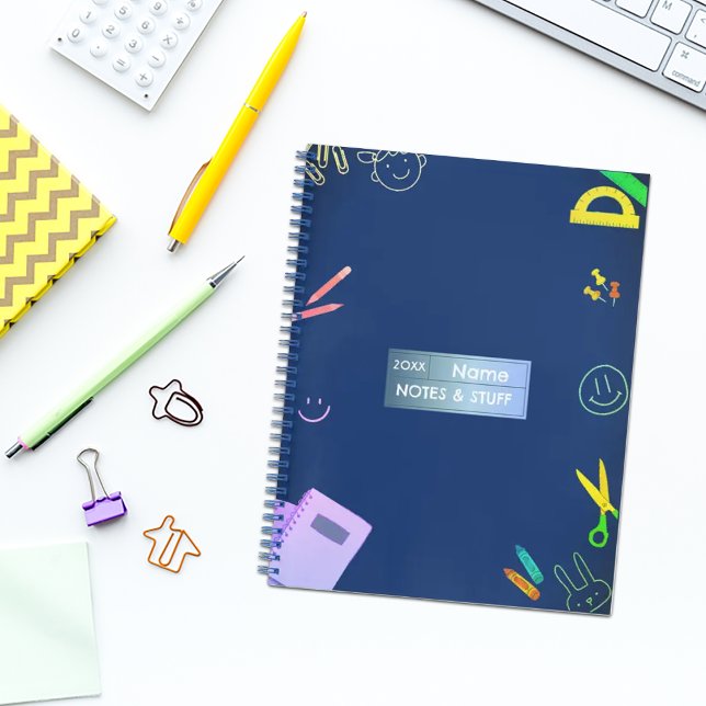 Utiles escolares coloridos Cuaderno (Subido por el creador)