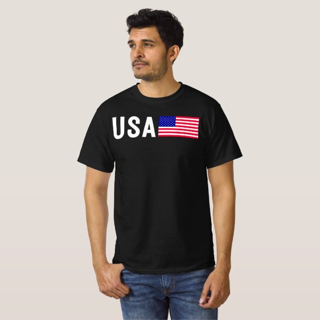 UU. Orgullo masculino camiseta (Anverso completo)