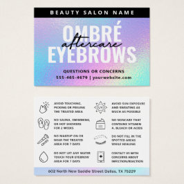 UV Gloss Holographic Ombre Polvo Brows Aftercare