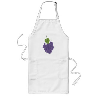 Uvas de concordia púrpura pintando en delantales