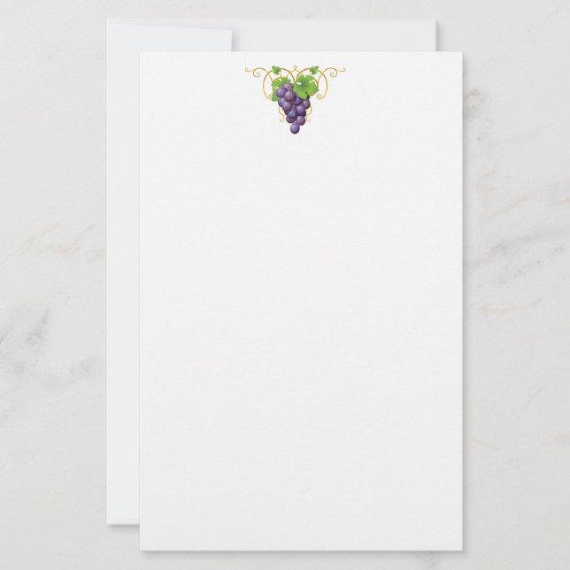 Uvas de papel de fabricación (Anverso)