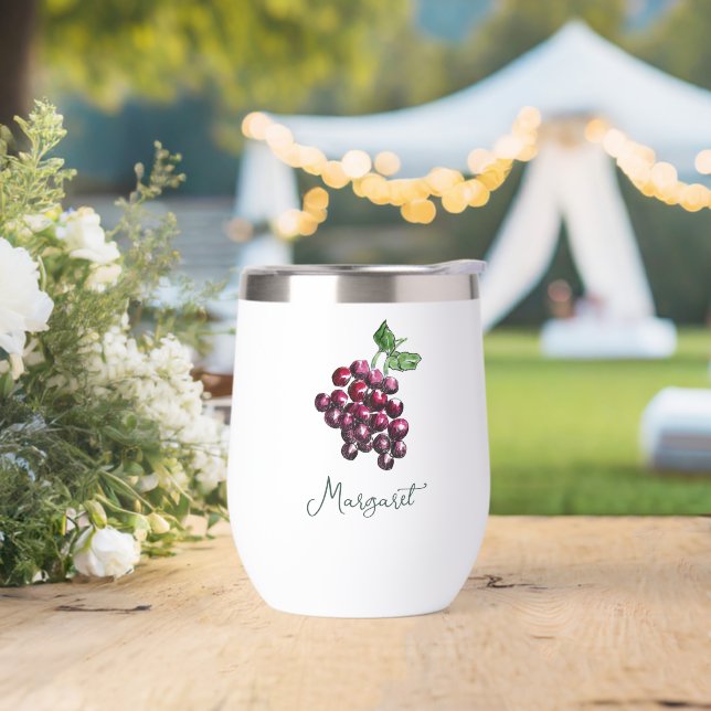 Uvas De Vino Rojo De Inspiración Vintage (Boda)