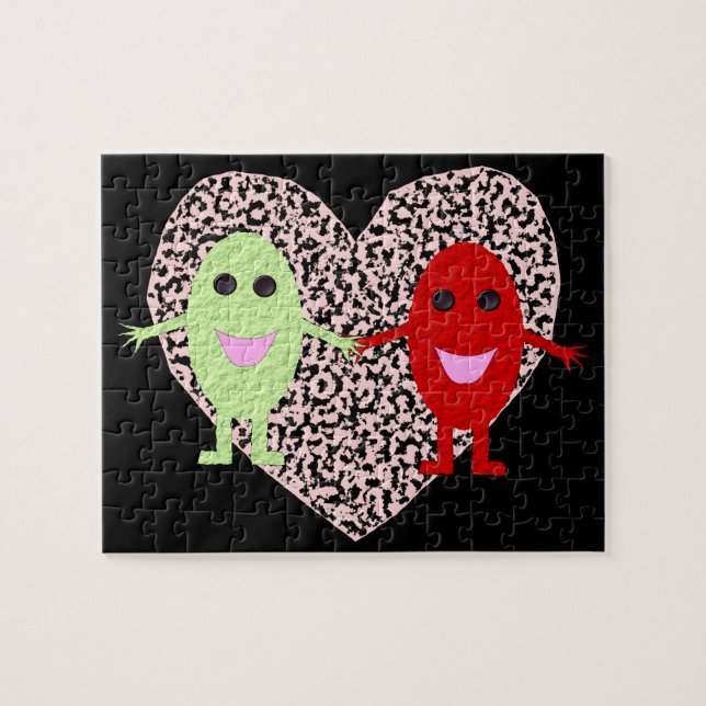 Uvas en el rompecabezas del amor (Horizontal)