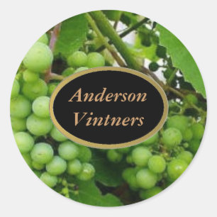 Uvas Etiquetas de vino