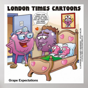 Uvas Expectativas Póster de Dickens y Embarazo