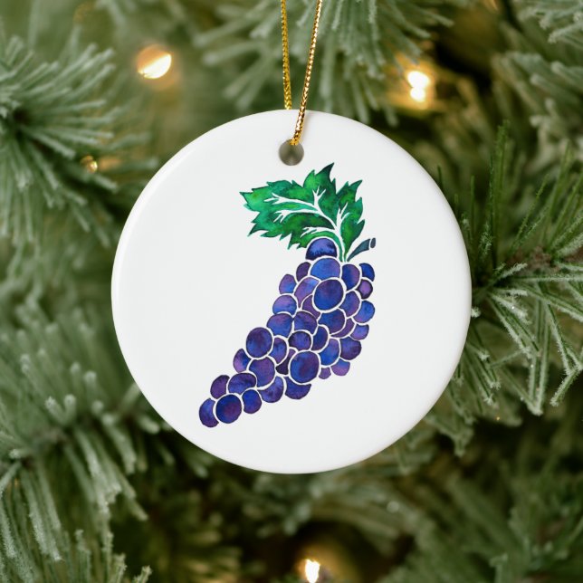 Uvas — Ornamento de Jesse Tree Keepsake (Árbol)