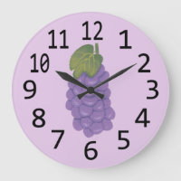 Uvas púrpuras Relojes de arte de la fruta