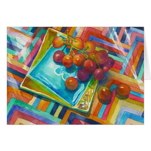 "Uvas rojas " (Anverso (Horizontal))