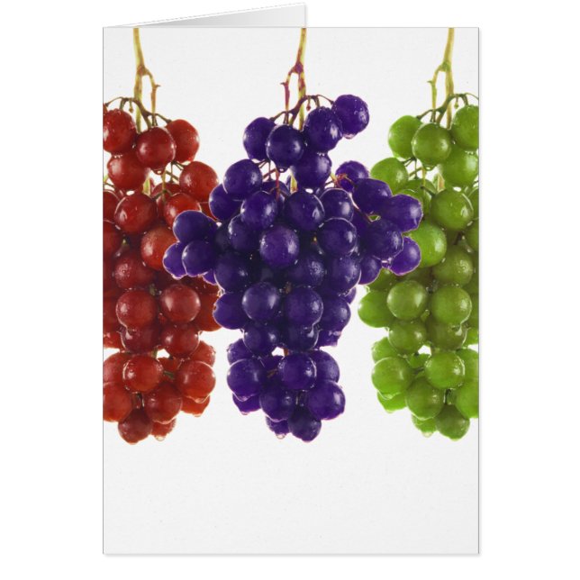 Uvas verdes y moradas rojas (Frente)