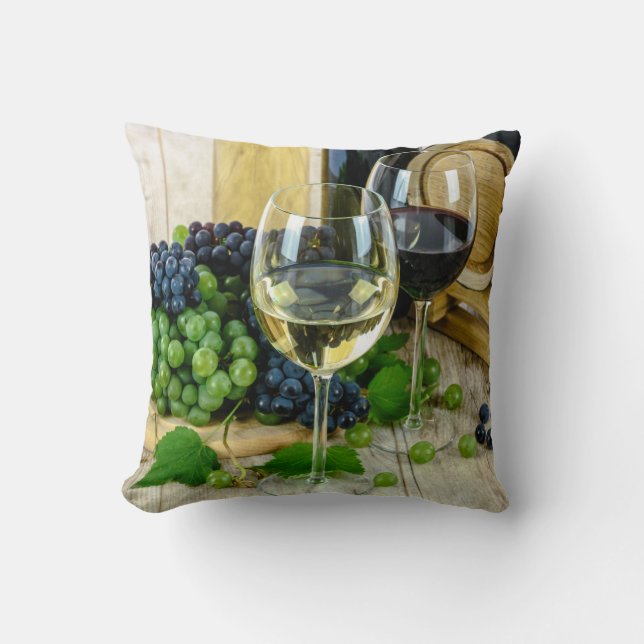 uvas y almohada de vino (Anverso)