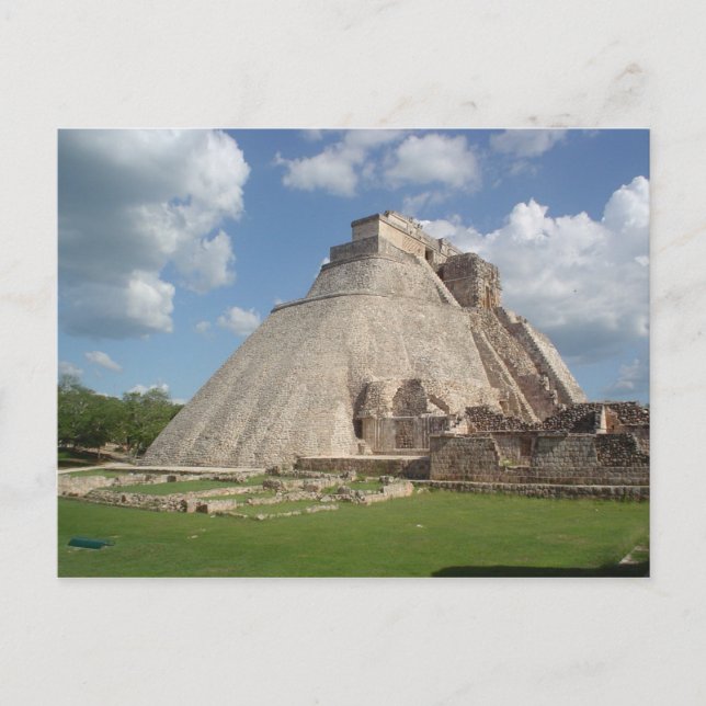 Uxmal de postales en Yucatán, México (Anverso)