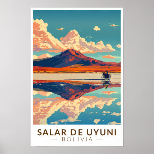 Uyuni Salar de Bolivia Viaje en Motocicleta Arte