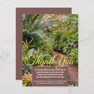 V1 Plantas Tropicales Tarjeta de agradecimiento