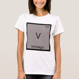 V - Camiseta divertida del símbolo del elemento de