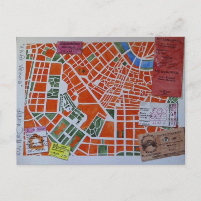 V es una postal de Viena (Anverso)