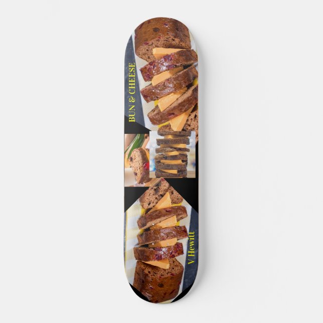 V HEWITT BUN & Skateboard DE QUESO (Anverso)