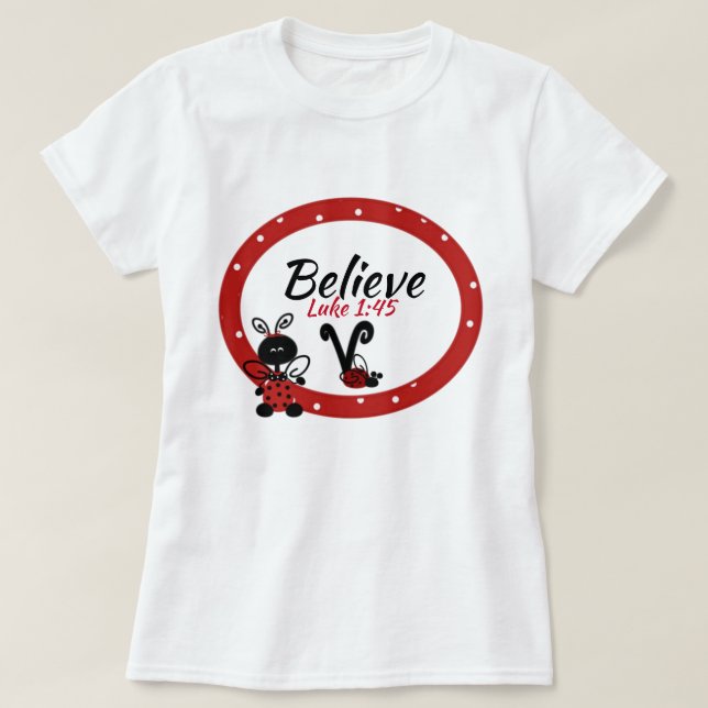 V inicial / Escritura - Hanes Nano camiseta de las (Diseño del anverso)