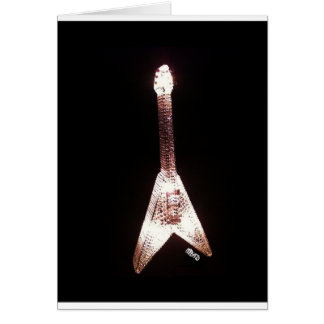 V tarjeta de la guitarra