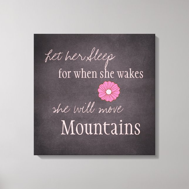 Va A Mover La Impresión De Lienzo De Montañas (Anverso)