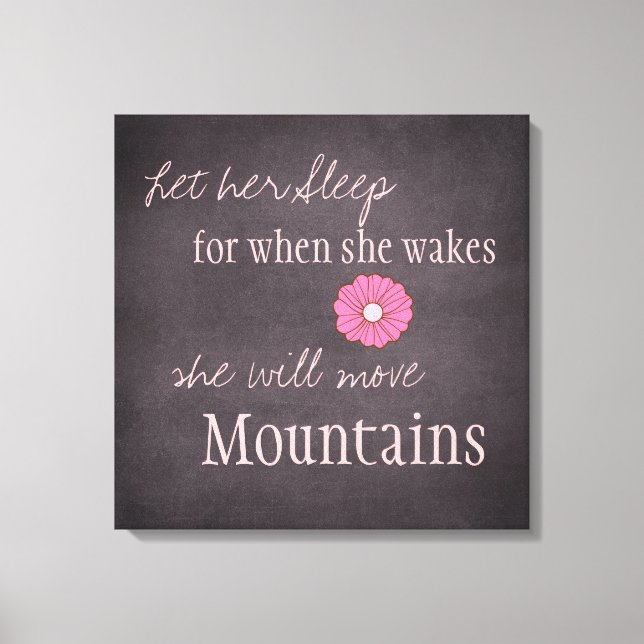 Va A Mover La Impresión De Lienzo De Montañas (Anverso)